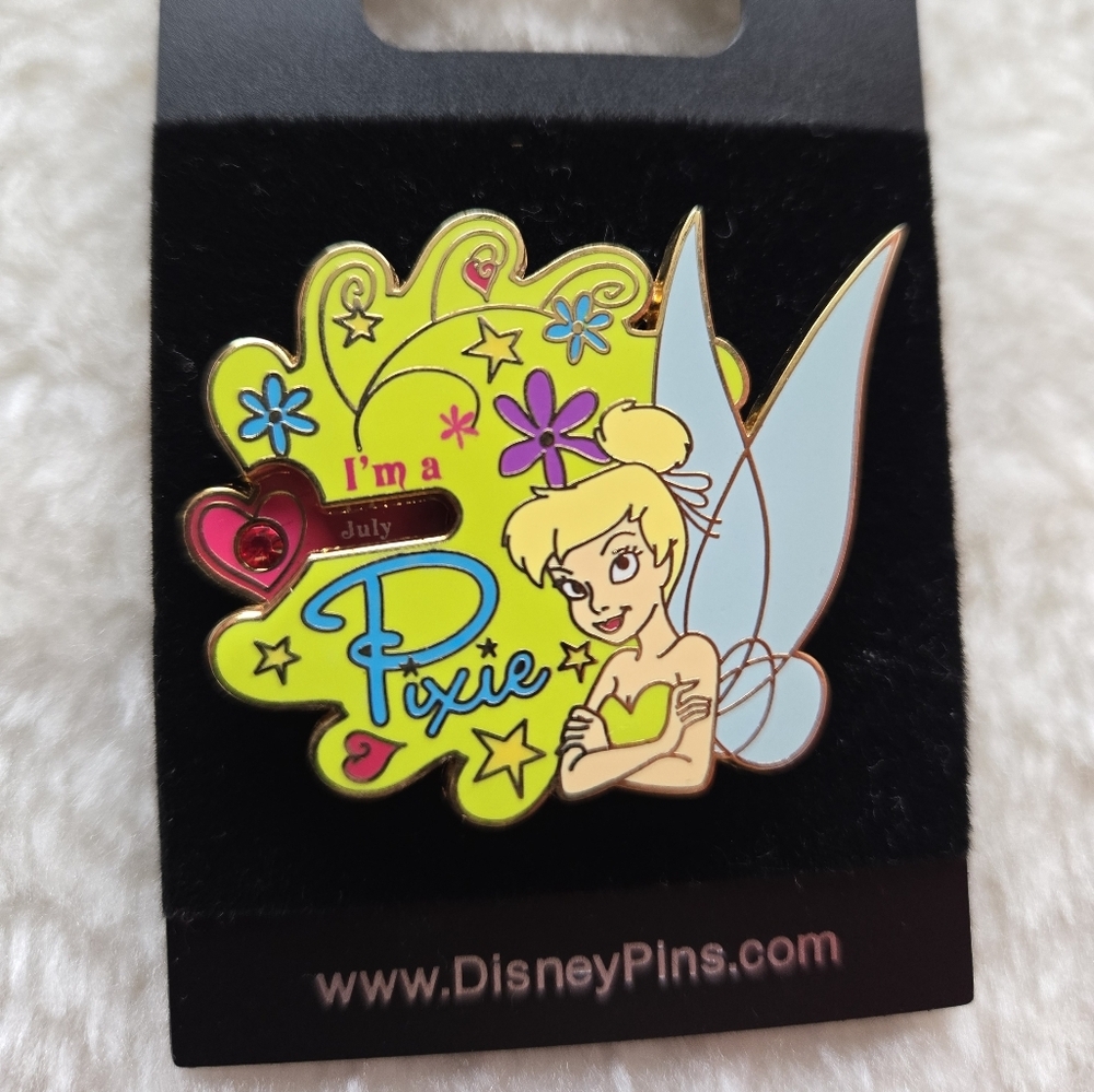 Disney 2008 Tinkerbell 12 Month Birthstone Dial Trading Pin NEW